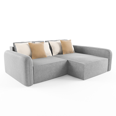 Modular Portland Sofa: Stylish and Versatile 3D model image 1 