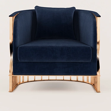 Elegant Mandy Chair: Unconventional Beauty 3D model image 1 