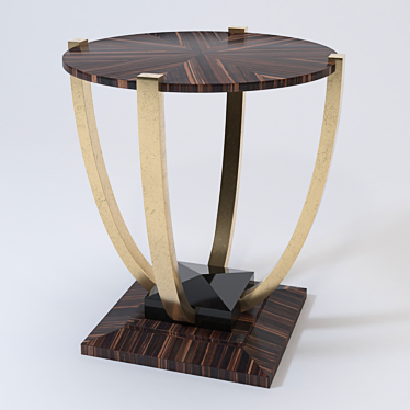 Modern Round Center Table 3D model image 1 