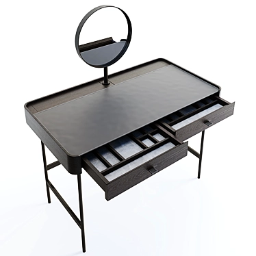 DAFTO Dressing Table: Elegant and Functional 3D model image 1 