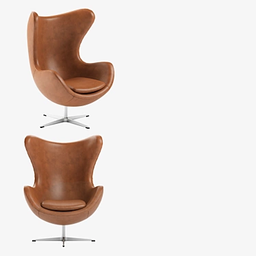 Elegant EGG Chair - Timeless Design 3D model image 1 