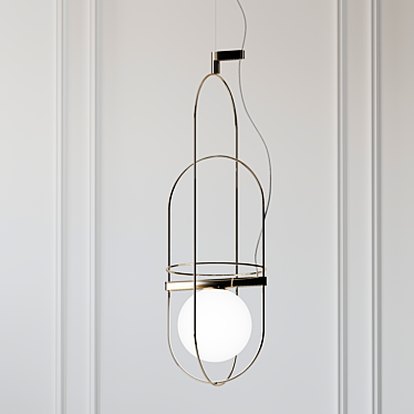 Elegant Illumination: SETAREH Pendant Lamp 3D model image 1 