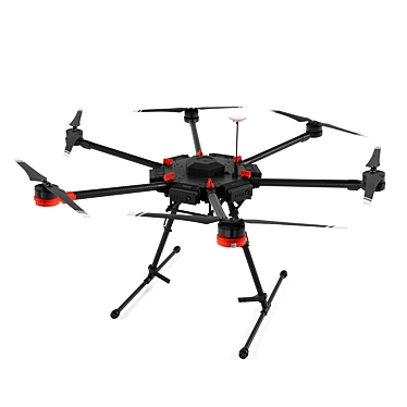 DJI Matrice 600: Ultimate Professional Hexacopter 3D model image 1 