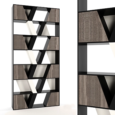 Modular Z Shelf - 2700x1260x350mm 3D model image 1 