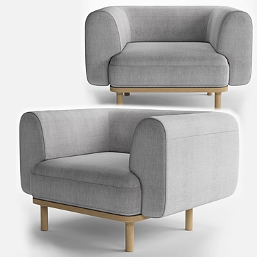 Modern Bolia Abby Armchair | 115x71x86 cm 3D model image 1 