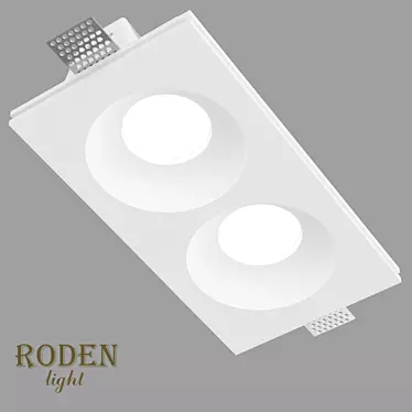 RODEN-light RD-212: Plaster Embedded MR-16 Spotlight 3D model image 1 