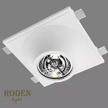 RODEN-light RD-250 AR-111: Cut-in Plaster Lamp 3D model image 1 