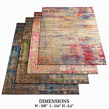 Jan Kath Artwork Rugs Collection 3D model image 1 