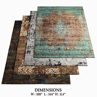 Artwork 8 Rugs: Vibrant Designs for Modern Interiors 3D model image 1 