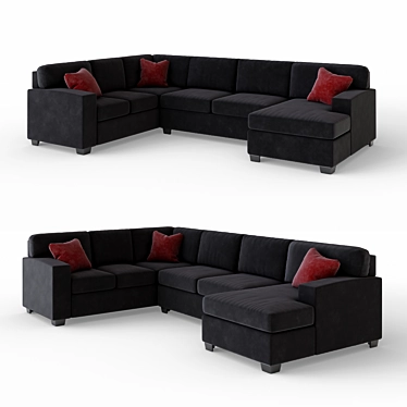 Ballinasloe Smoke Sectional Set 3D model image 1 