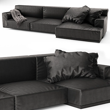 Homme PS007: Elegant Poliform Sofa 3D model image 1 