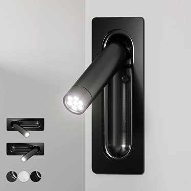 Modern Ledtube Wall Lights 3D model image 1 