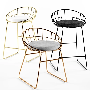 "Orson Stool: Modern and Elegant Seating 3D model image 1 