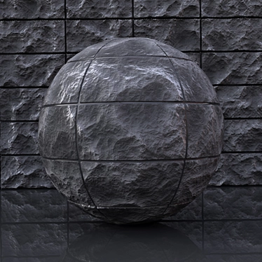 Displacement Tile Stone 3D model image 1 