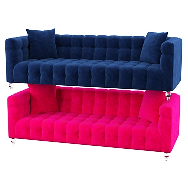 Modern Kittrell Sofa: Comfort Meets Style 3D model image 1 