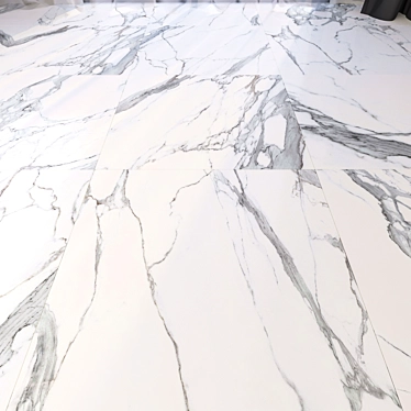 Multi-Texture Marble Floor: HD Textures & Versatile Design 3D model image 1 