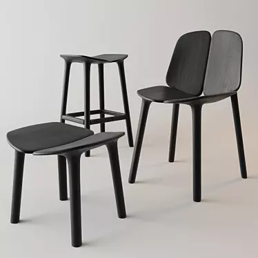 Modern Mattiazzi Osso Chairs 3D model image 1 