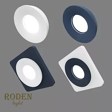 OM Modular Plaster Lamp - RODEN RD-401 3D model image 1 