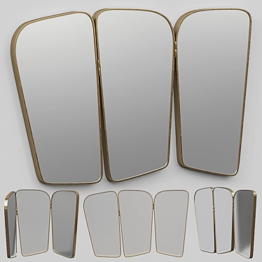 Elegant Wilde Mirror - Essential Home 3D model image 1 