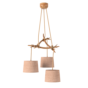 Elegant Sabina Chandelier: 6176 OHM 3D model image 1 