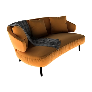  Aston Minotti Modern Sofa 3D model image 1 