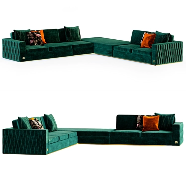 Modular PREGNO Sofa ARTHUR 3D model image 1 