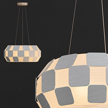 Elegance Sparkle Pendant Light - Quios SCHULLER 3D model image 1 