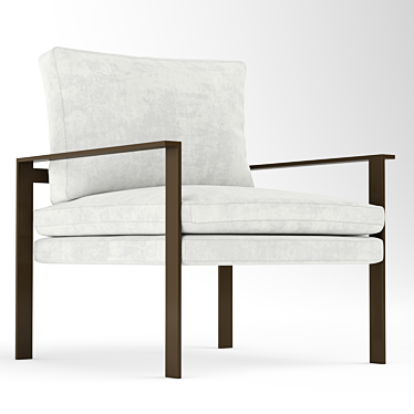 Modern Alivar Lyn Armchair | Elegant Design 3D model image 1 