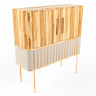 Hepburn Cabinet - Sleek and Stylish Storage 3D model image 1 