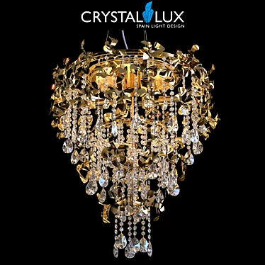 Romeo SP10 Gold D600 Chandelier 3D model image 1 