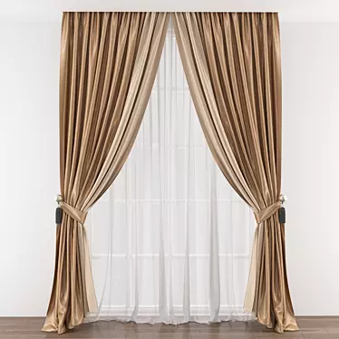 Versatile Curtain 430 3D model image 1 