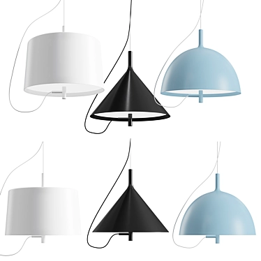 Wastberg Nendo Pendant Light 3D model image 1 