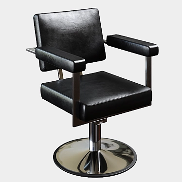 Brut II Hairdresser Chair 3D model image 1 