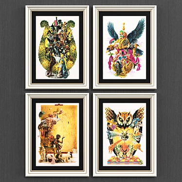 Modern Art Collection by Alan Aldridge 3D model image 1 