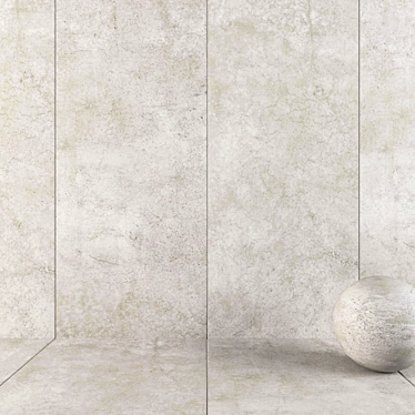 HD Multi-Texture Wall Tiles 3D model image 1 