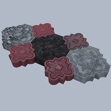 Durable Paving Stone 3D model image 1 