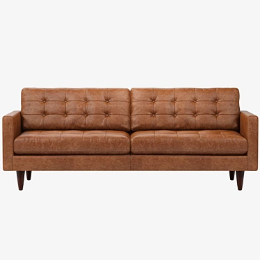 Elegant Comfort: Joybird Leather Sofa 3D model image 1 