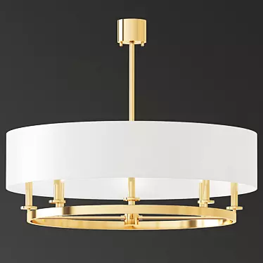 Elegance Illuminated: Harlowe Chandelier 3D model image 1 