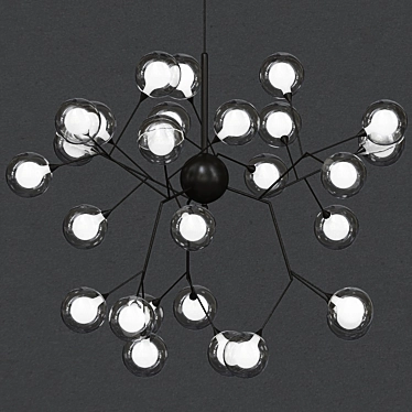 Sleek Scandi Pendant Light 3D model image 1 