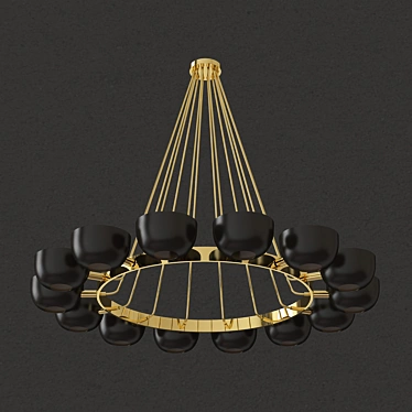 Elegant Callisto Chandelier for Sale 3D model image 1 