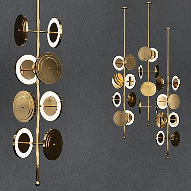 Elegant Royer Chandelier shines brilliantly 3D model image 1 