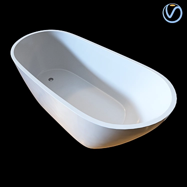 Luxury Reece Kado Arc Freestanding Bath 3D model image 1 