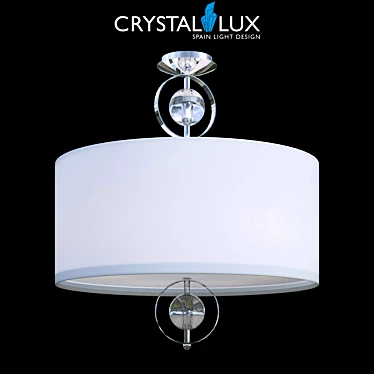 Paola PL6 Crystal Lux Pendant Light 3D model image 1 