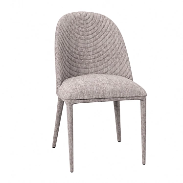 Elegant Bardwell Upholstered Chair 3D model image 1 