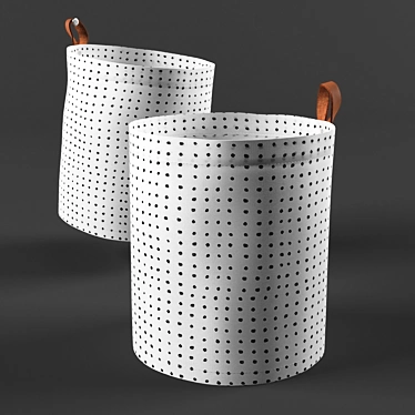 Plumsa - Waterproof Laundry Basket - 11L 3D model image 1 