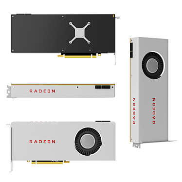 Compact AMD Radeon RX 5700: Powerful and Versatile Graphics 3D model image 1 