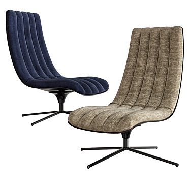 Sleek Comfort: Healey Lounge 3D model image 1 