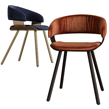 Modern Comfort Chair Baxter 3D model image 1 