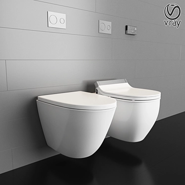 Duravit SensoWash - The Ultimate WC & Shower Toilet 3D model image 1 