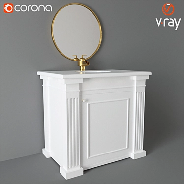 Modern Bathroom Set - 2011 MAX (Corona + VRay) 3D model image 1 